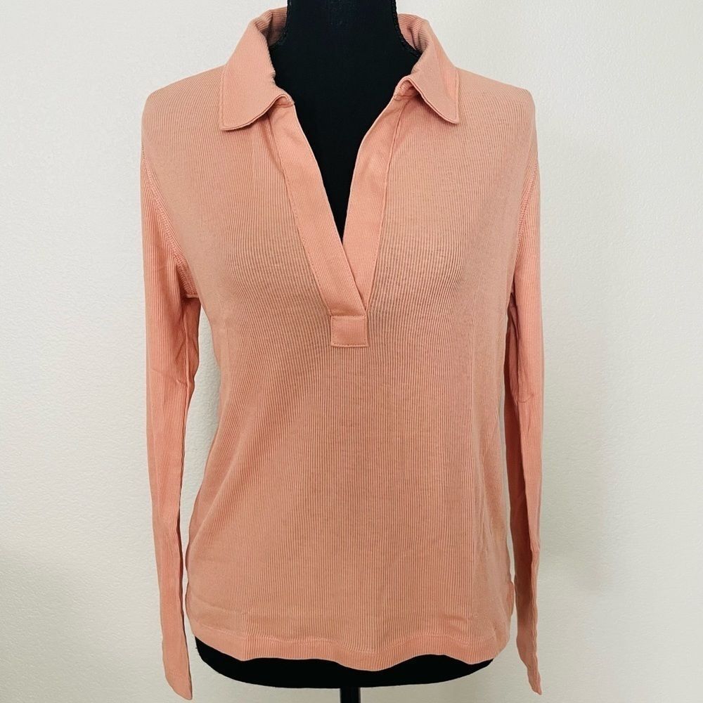 J.Crew Ribbed Polo T-Shirt